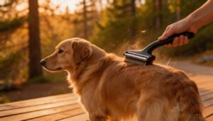 brush in the direction of growth brush in the direction of growth