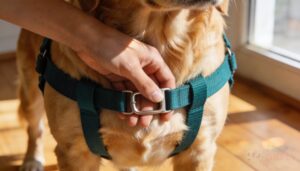 center the front ring on the chest center the front ring on the chest