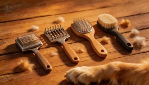 choose slicker, rake, pin, or bristle brushes choose slicker, rake, pin, or bristle brushes