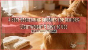 deshedding brushes for seniors who need lightweight grooming tools