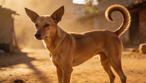 distinctive features (ears, tail, body) distinctive features (ears, tail, body)