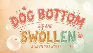 dog bottom red and swollen dog bottom red and swollen