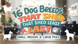 dog breeds that shed least