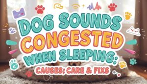 dog sounds congested when sleeping dog sounds congested when sleeping