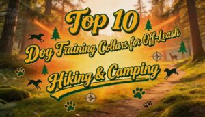 dog training collars for off leash hiking and camping