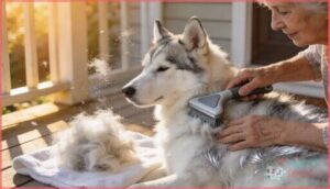 double-coated dogs and controlled fur removal double-coated dogs and controlled fur removal