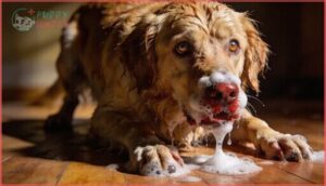 drooling, foaming, or excessive salivation drooling, foaming, or excessive salivation