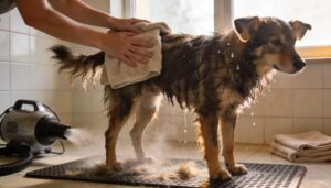 dry thoroughly with towels or dog-safe dryers dry thoroughly with towels or dog-safe dryers