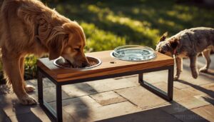 dual-bowl setups for food and water dual-bowl setups for food and water
