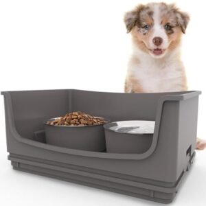 Elevated Dog Bowl Stand Set,Quiet B0CJQQ7QHZ