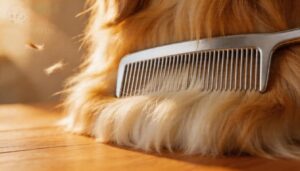 finish with a wide comb finish with a wide comb