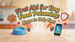 first aid dog food poisoning