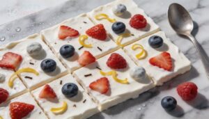 frozen yogurt bark with berries frozen yogurt bark with berries