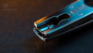 guillotine blade and slot mechanism guillotine blade and slot mechanism