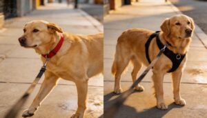 harness vs collar attachment safety harness vs collar attachment safety