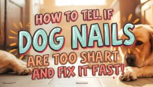 how to tell if dog nails are too short
