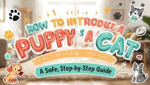 introducing a puppy to a cat introducing a puppy to a cat