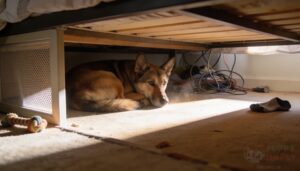 is it safe for your dog to sleep under the bed is it safe for your dog to sleep under the bed