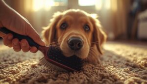 let your dog sniff the brush first let your dog sniff the brush first