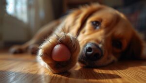 licking, redness, or paw sensitivity licking, redness, or paw sensitivity