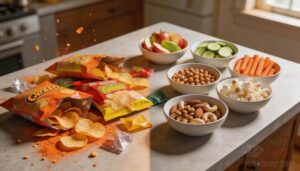 packaged chips and ultra-processed snacks packaged chips and ultra-processed snacks