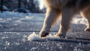 paw care in snow and salt paw care in snow and salt