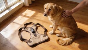 prepare your dog and harness prepare your dog and harness