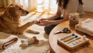 prepare your dog before the first trim prepare your dog before the first trim