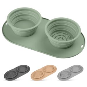 Puppy Dog Bowl,Travel Bowls Dog B0CSPLKQSS