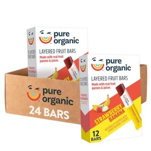 Pure Organic Layered Fruit Bars, B093ZJM1CC