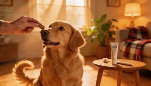 rewarding your dog after brushing rewarding your dog after brushing