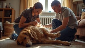 secure larger dogs with help secure larger dogs with help