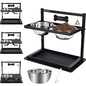 SHAINFUN Elevated/Raised Dog Bowls Stand B0BCG92P3R
