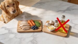 skipping seasonings, salt, butter, and oils skipping seasonings, salt, butter, and oils