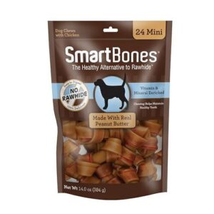 SmartBones Mini Chews With Real B004OGIHUQ
