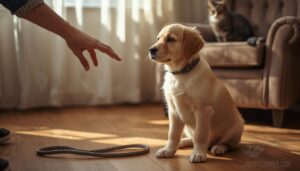 teach puppy calm control teach puppy calm control