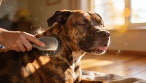 use a rubber curry brush for short coats use a rubber curry brush for short coats