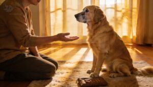 using hand signals and calm cues using hand signals and calm cues