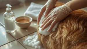 wash exposed fur with mild dish soap wash exposed fur with mild dish soap