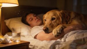 why does my dog lay on me when i'm sick why does my dog lay on me when i'm sick