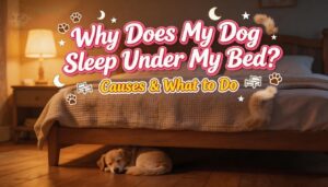why does my dog sleep under my bed why does my dog sleep under my bed