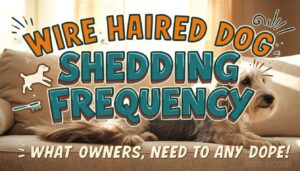 wire haired dog shedding frequency