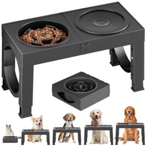 XIAZ Elevated Dog Bowls with B0F1T65R7K