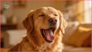 yawning and panting yawning and panting