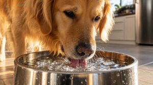 add ice cubes to the water bowl add ice cubes to the water bowl