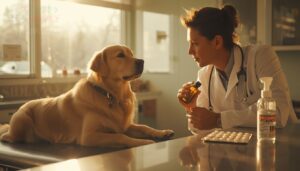 ask your vet about calming aids or medication ask your vet about calming aids or medication