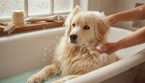 bathing, mat prevention, and paw care bathing, mat prevention, and paw care