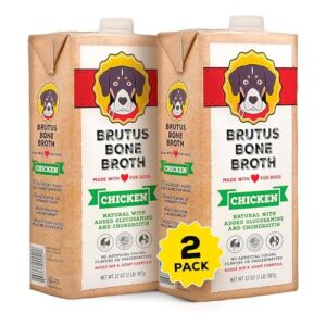 Brutus Chicken Broth for Dogs B07HSRDFVS