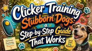 clicker training stubborn dogs