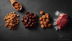 difference between dry kibble and other dog food types difference between dry kibble and other dog food types